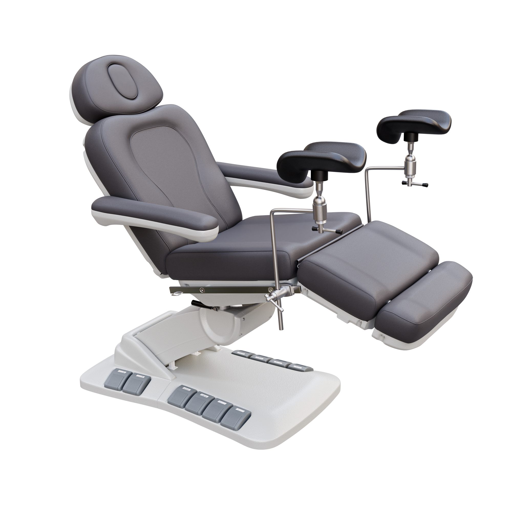 Spa Numa Swivel+ 4 Motor Electric Treatment Chair Bed with built-in foot  pedals - 2246EB